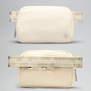 NEW Lululemon Everywhere Wordmark Crossbody Belt Bag 1L - Buttercream